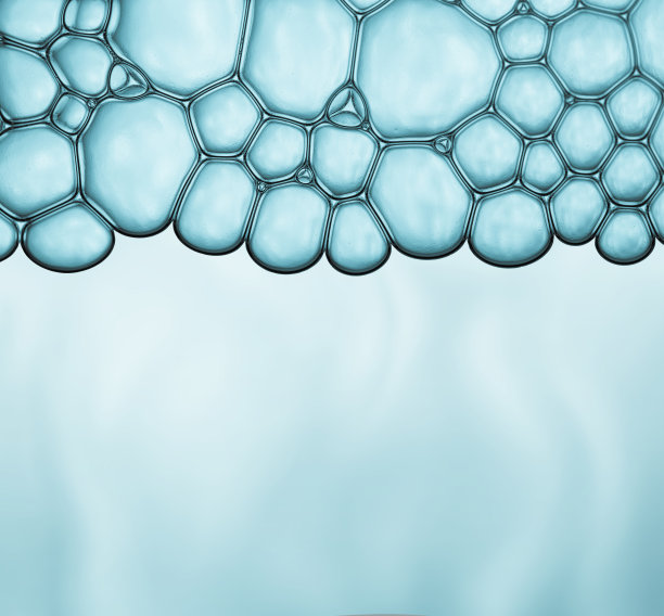 肥皂泡的宏观特写。图片下载