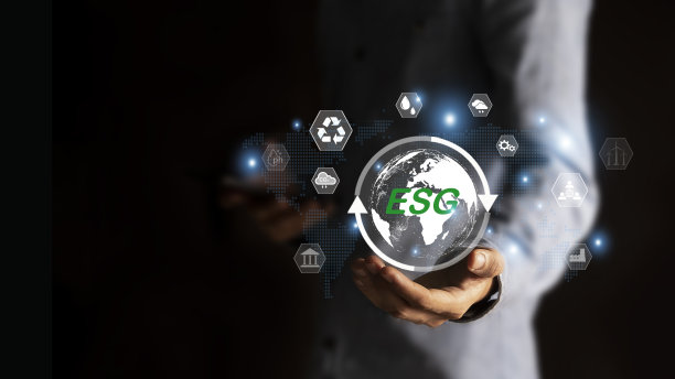 掌握ESG图标概念，实现环境可持续组织发展图片下载