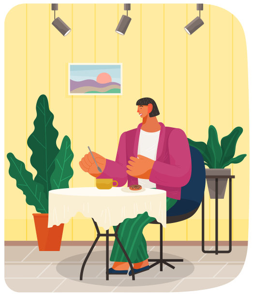 年轻女子微笑，休息，花时间图片下载