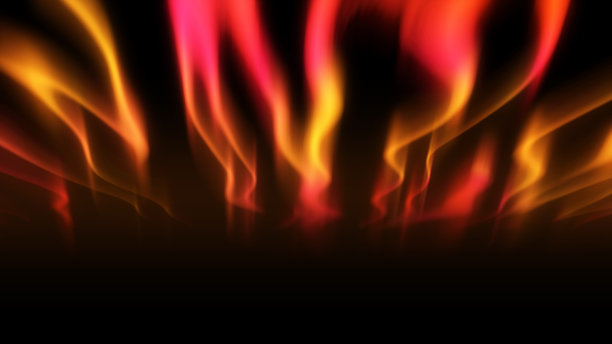 北极光叠加在红色类似色的静止图像图片下载