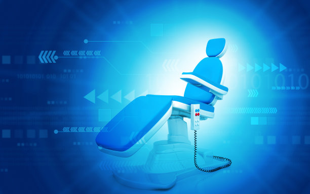 现代科技背景下的牙科椅图片下载