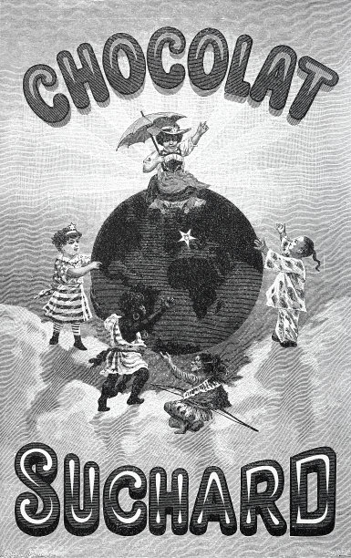 1892年的巧克力广告图片下载