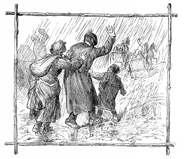 维多利亚时代伦敦无家可归的家庭图片下载