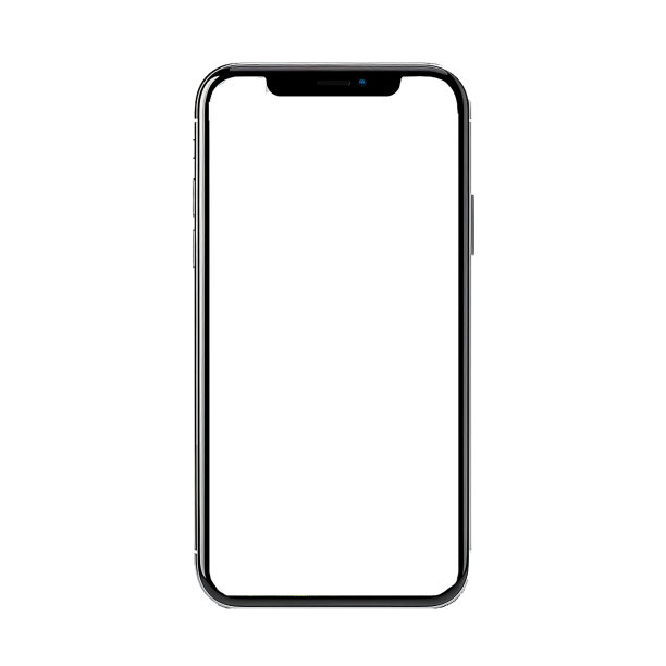 Iphone，白色背景的智能手机模型图片下载