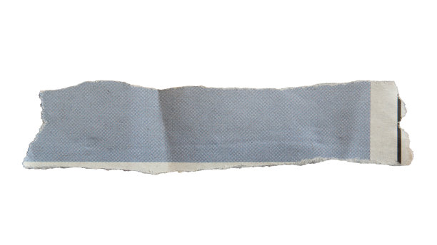 一张撕破的长报纸图片下载