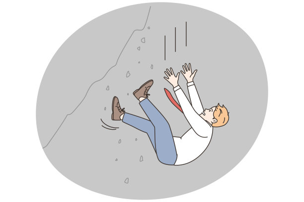 商人坠崖图片下载