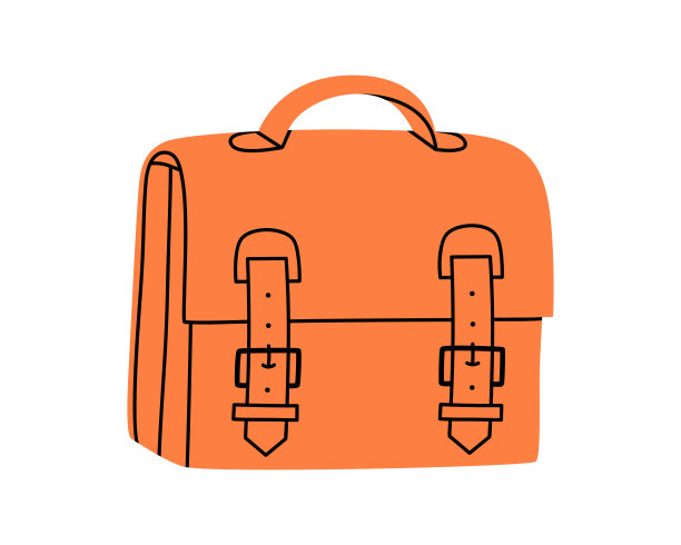 经典公文包插图图片下载