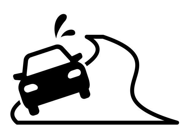 s形弯道和滑车图标图片下载