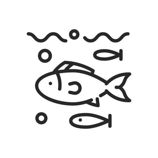 河鱼图标。图片下载