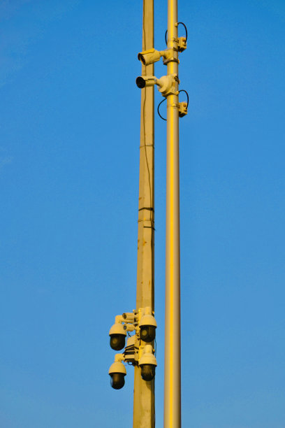 闭路电视摄像头。安全摄像头。阿斯塔纳图片下载