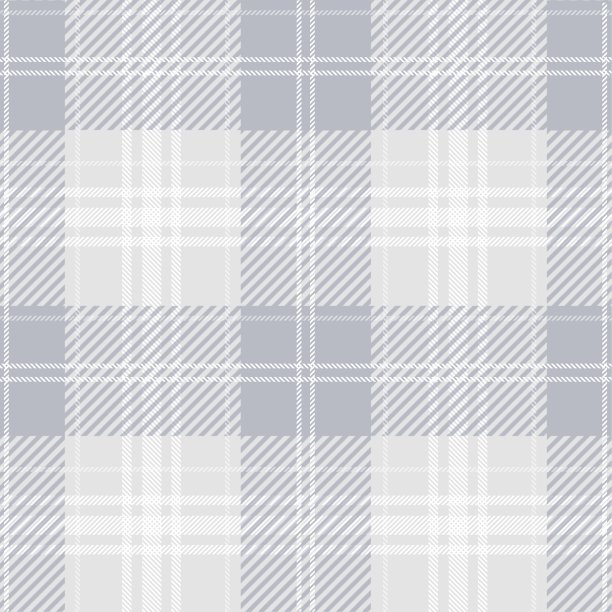 格子呢无缝图案，白色和灰色。图片下载