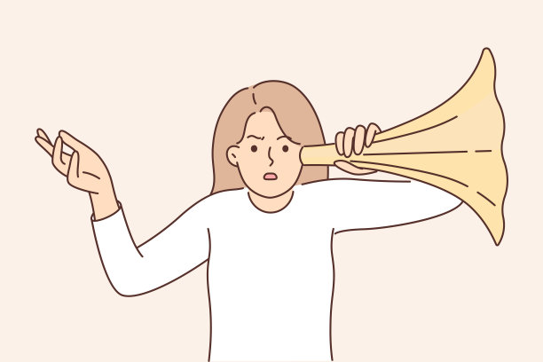 戴着巨大助听器的尴尬女人偷听别人的谈话图片下载