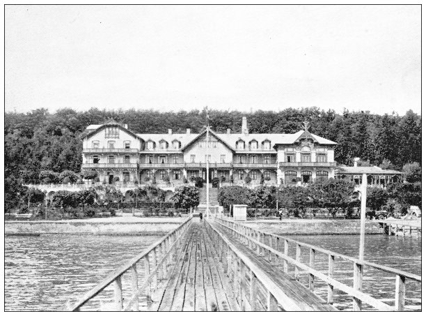 丹麦古色古香的旅行照片:斯科兹堡酒店图片下载