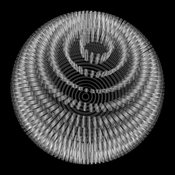 由闪亮的立方体组成的三维球体。的角度来看图片下载