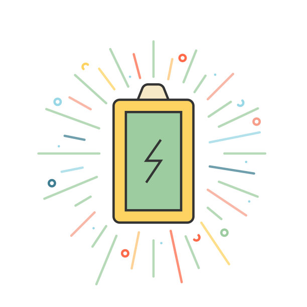 电池线的图标图片下载