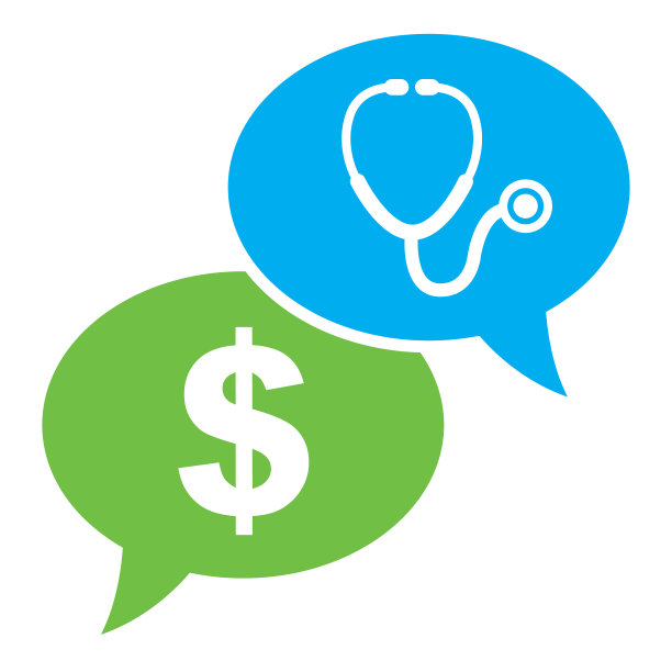 美元符号听诊器语音气泡图片下载