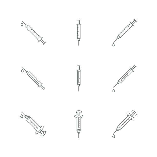 注射器注射图标图片下载