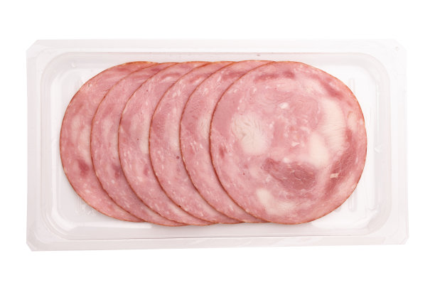 火腿切块，塑料包装图片下载