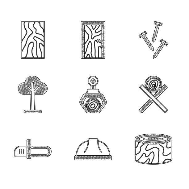 设置抓斗起重机抓好了一名伐木工人的安全图片下载