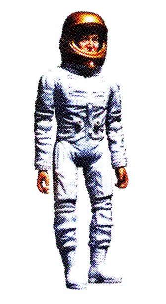 塑料宇航员小雕像图片下载