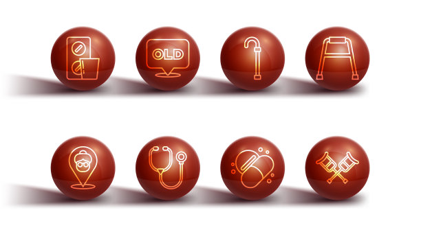 在泡装养老院设置线丸图片下载