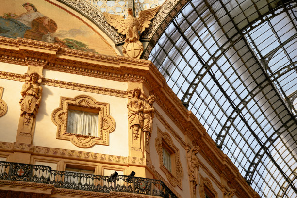 米兰的维托里奥·伊曼纽尔二世画廊图片下载