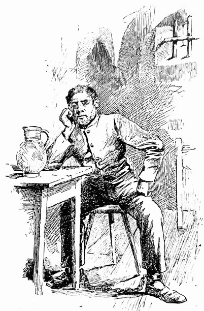 独处总比与坏朋友在一起好:一个学生坐在监狱里，手里拿着水和面包图片下载