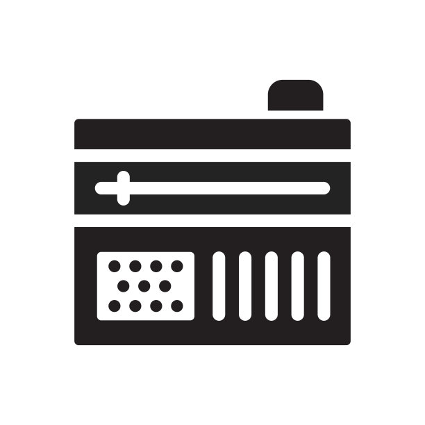 无线电图标，矢量符号插图。图片下载