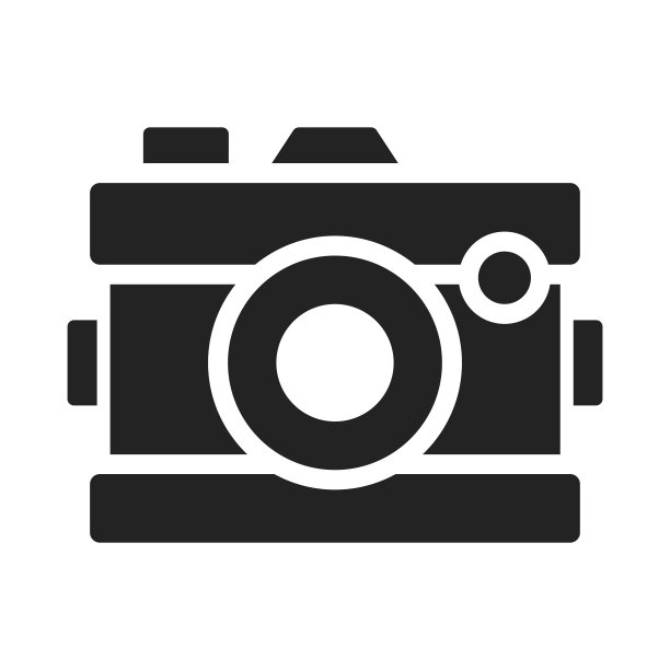 相机图标，矢量符号插图。图片下载
