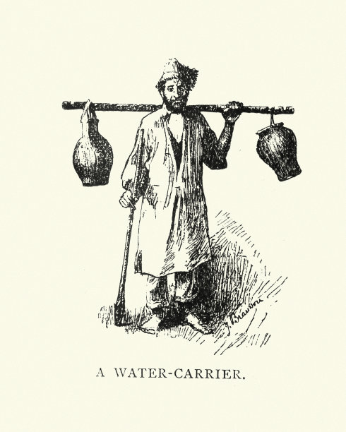 19世纪的运水车图片下载