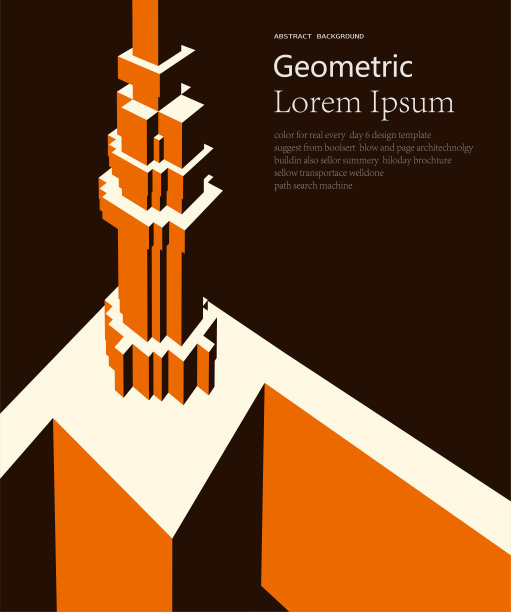 3D彩色建筑模型模式图片下载