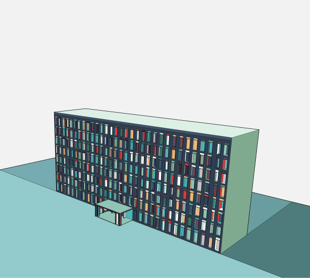 办公楼结构示意图图片下载