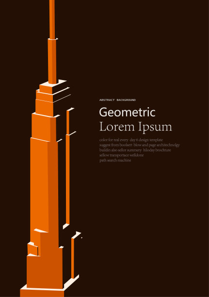 3D彩色建筑模型模式图片下载