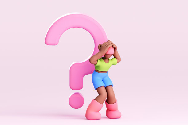 可爱的卡通女孩的3D渲染图片下载