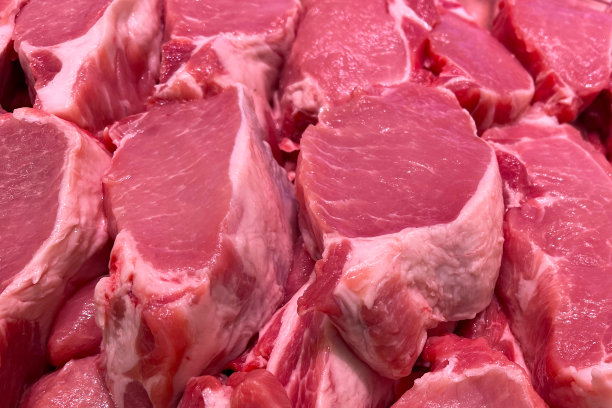 鲜红的生猪肉图片下载