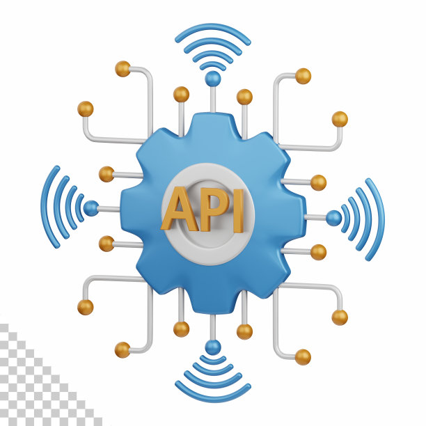 3d渲染API设置隔离有用的技术，编程，开发，编码，软件，应用程序，计算，服务器和连接设计元素图片下载