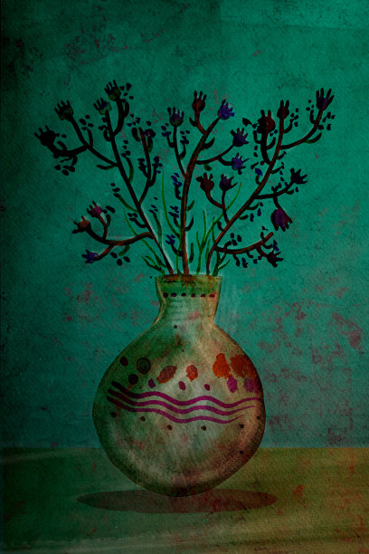 花瓶里的花图片下载