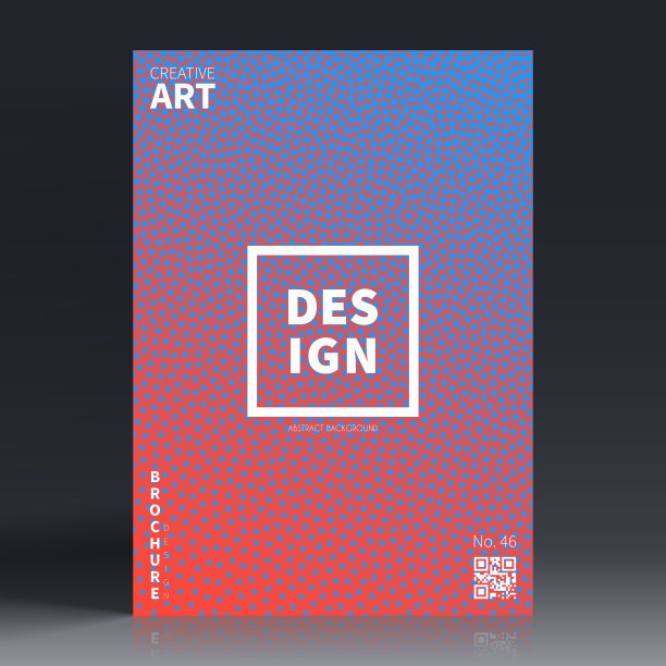 宣传册模板排版，红色封面设计，商业年报，宣传单，杂志图片下载