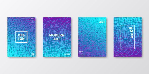 宣传册模板排版，蓝色封面设计，商业年报，传单，杂志图片下载