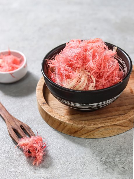 奶奶的头发或魔芋或古拉利，印尼传统棉花糖图片下载