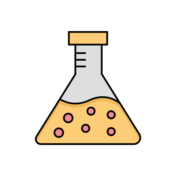 化学矢量图标，可以很容易地修改或编辑图片下载