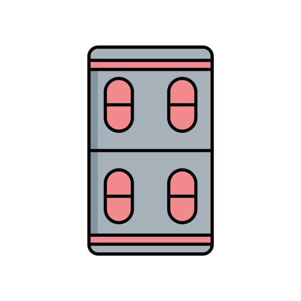 胶囊矢量图标，可以很容易地修改或编辑图片下载