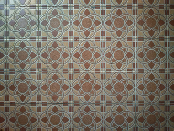 地砖上有趣的图案和图案图片下载