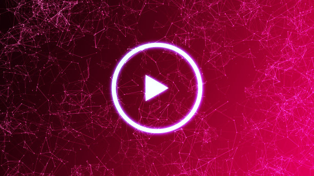 未来的播放按钮背景图片下载