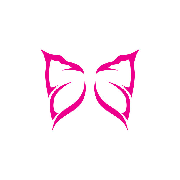 采购产品蝴蝶标志，动物设计与美丽的翅膀，装饰动物，产品品牌图片下载