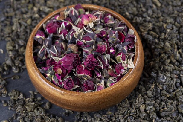 干红玫瑰，用于添加和泡茶图片下载