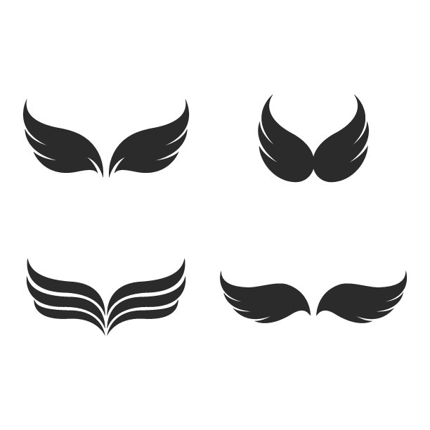 机翼插图标志图标图片下载