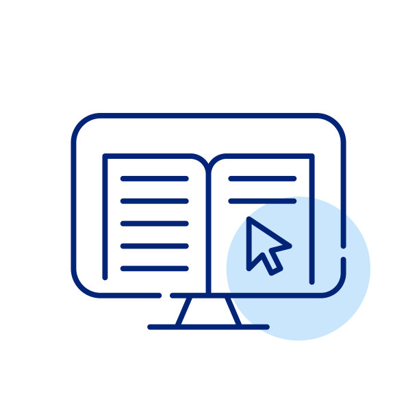 在台式电脑上阅读电子书。像素完美，可编辑的笔画图标图片下载