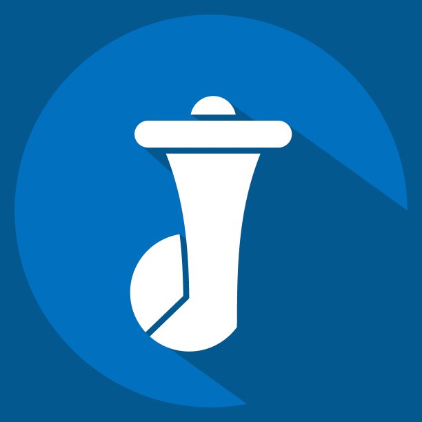 图标汽车喇叭。与备件符号相关。长影式。简单的设计可编辑。简单的说明图片下载