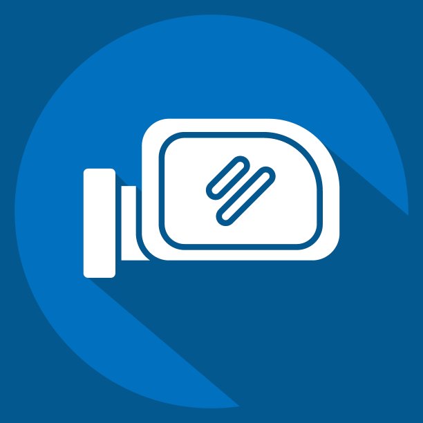 图标翼镜。与备件符号相关。长影式。简单的设计可编辑。简单的说明图片下载